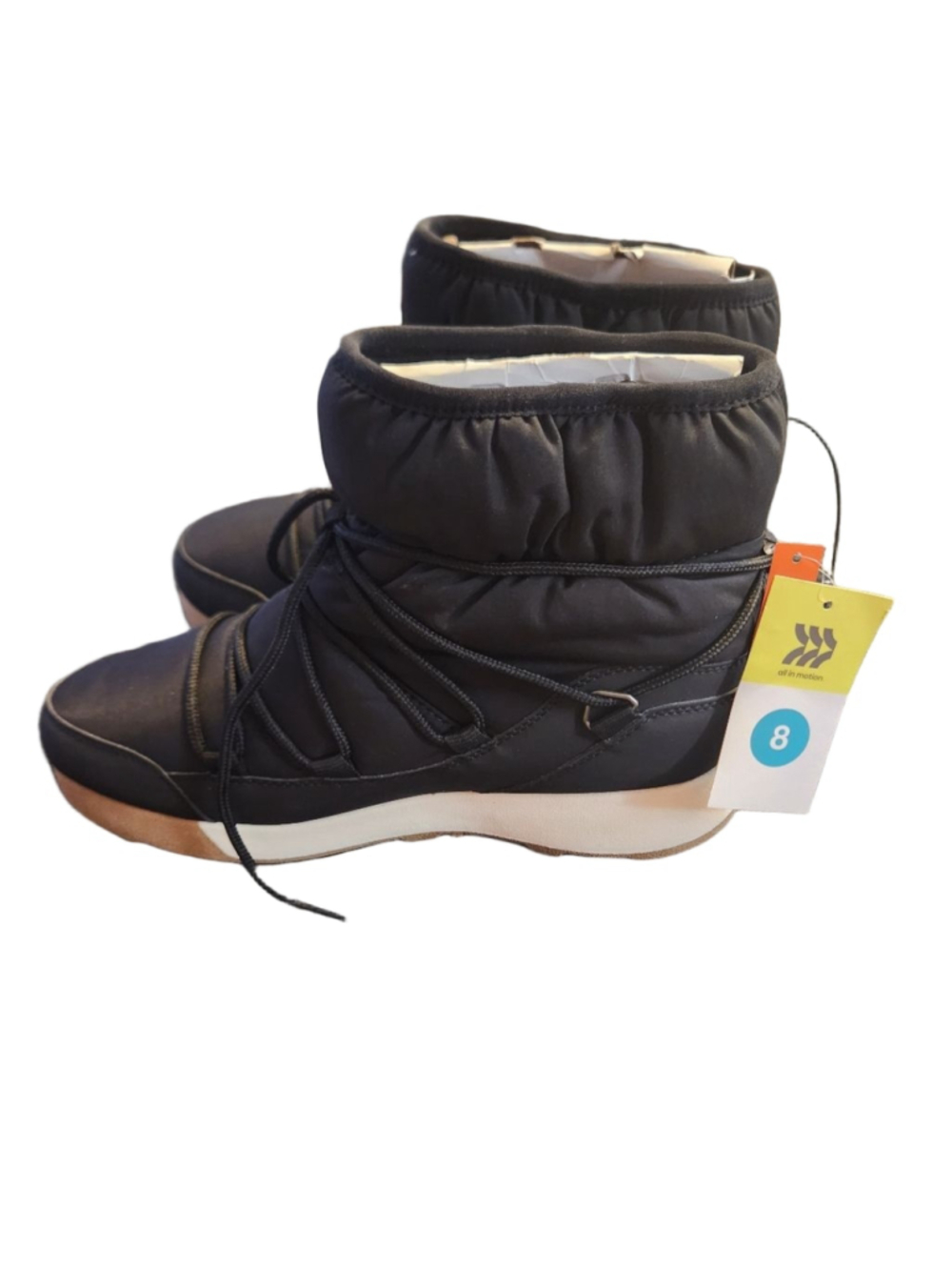 All in Motion Black Winter & Rain Boots Size 8